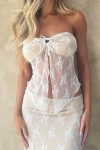 Lace-Hollow-Out-Strapless-Tops-Midi-Skirt-Suits-6