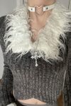 Lapel-Fuzzy-Knitted-Crop-Top-1