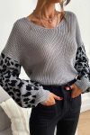 Leopard-Print-Patchwork-pullover-Sweater-8