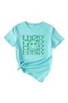 Lucky-Smile-Clover-Printed-T-shirt-offwhite