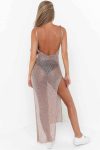 Mesh-Crew-Neck-Slit-Tank-Dress-1