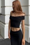 Off-Shoulder-Cutout-Crop-Top-Midi-Skirt-Suits-9