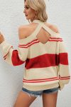 Off-Shoulder-Halter-Striped-Sweater-7