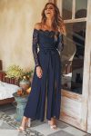 Off-Shoulder-Lace-Patchwork-Split-Jumpsuits-1