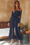 Off-Shoulder-Lace-Patchwork-Split-Jumpsuits-1