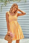 Off-Shoulder-Ruffled-Striped-Mini-Dress-12