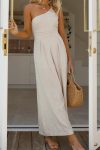 One-Shoulder-Solid-Color-Wide-Leg-Jumpsuits-9