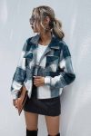 PLAIDSINGLEBREASTEDCOAT2