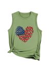 Peach-Heart-Flag-Graphic-Sleeveless-T-shirt-2