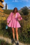 Pink-Plaid-Lapel-A-Line-Babydoll-Dress-3