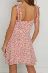 Pink-Tie-straps-Floral-Dress-2