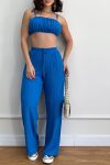 Pleated-Smocked-Vest-Drawstring-Long-Pants-Suits-8