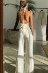 Pleated-Tie-back-Vest-High-Waist-Slit-Long-Pants-Set-8