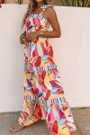 Printed-Patchwork-Tie-straps-Tiered-Dress-2