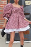 Puff-Sleeve-Off-Shoulder-Floral-Babydoll-Dress-2