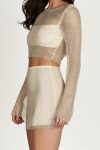 Sequins-Mesh-Crop-Top-Mini-Skirt-Set-7