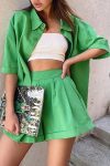 Short-Sleeve-Solid-Color-Shirt-Shorts-Set-4