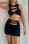 Sleeveless-Cutout-Crop-Top-Skirt-Suits-4