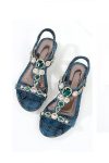 Snake-Print-Flat-Sandals