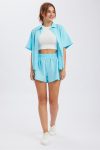 Solid-Button-Through-Drop-Shoulder-Shirt-Shorts-Set-11