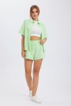 Solid-Button-Through-Drop-Shoulder-Shirt-Shorts-Set-11