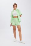 Solid-Button-Through-Drop-Shoulder-Shirt-Shorts-Set-11