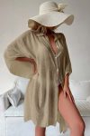 Solid-Color-Button-Down-Cover-up-Shirt-Dress-1