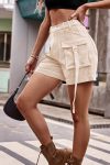 Solid-Color-Cargo-Denim-Shorts-4