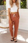 Solid-Color-Elastic-Waist-Long-Pants-a1