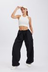 Solid-Color-High-Waist-Cargo-Pants-1