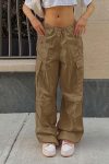 Solid-Color-High-Waist-Cargo-Pants-1