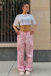 Solid-Color-High-Waist-Cargo-Pants-1