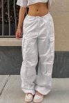 Solid-Color-High-Waist-Cargo-Pants-1