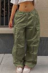 Solid-Color-High-Waist-Cargo-Pants-1