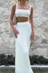 Solid-Color-Knit-Vest-Pleated-Skirt-Suits-5