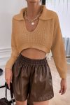 Solid-Color-Lapel-Crop-Top-3