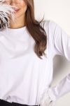 Solid-Color-Long-sleeve-Fuzzy-Cuff-T-shirt-7