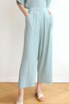 Solid-Color-Ruched-Wide-Leg-Long-Pants-p1