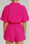 Solid-Color-Short-Sleeve-Shirt-Two-piece-Short-Set-1