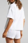 Solid-Color-Short-Sleeve-Shirt-Two-piece-Short-Set-1