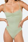 Solid-Color-Sleeveless-Ruched-Bodysuit-1