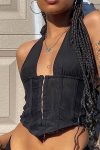 Solid-Color-Tie-back-Corset-Crop-Top-5