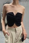 Solid-Color-Twisted-Strapless-Crop-Top-3