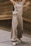 Solid-Sleeveless-Drawstring-High-Waist-Jumpsuits-2