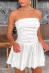 Strapless-Gather-A-line-Ruched-Dress-5