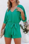 V-Neck-Short-Sleeve-Tie-waisted-Rompers-6