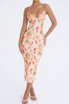 V-Neck-Spaghetti-Straps-Floral-Dress-1