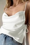 White-Cowl-Neck-Drawstring-Vest-2