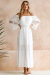 White-Off-Shoulder-Lace-Puff-Sleeve-Dress-1