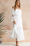 White-Off-Shoulder-Lace-Puff-Sleeve-Dress-1